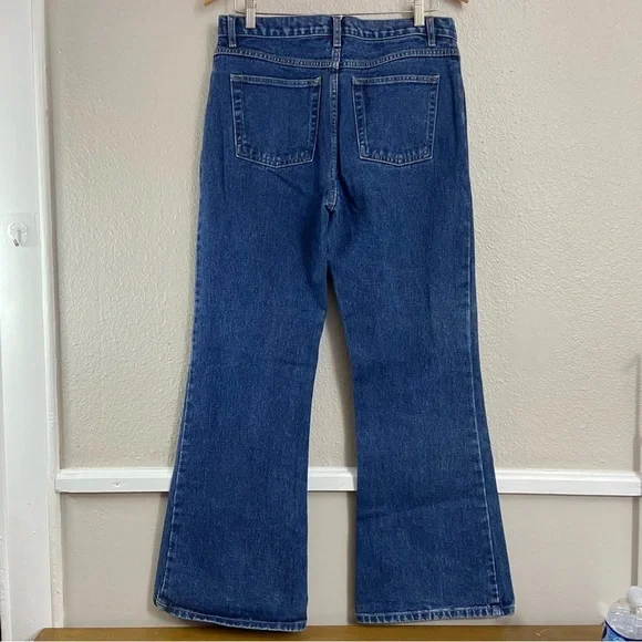 90s Vtg Xhilaration High Rise Waist Bootcut Flare Jeans Size 11 100% Cotton - Picture 3 of 7